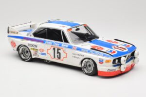 BMW 3.0 CSL E9 #15 BMW Alpina J. Peltier / H. Menzel 24 Hours of Spa 1973 Minichamps 1:18 155732695 Metall - pilt 4/6
