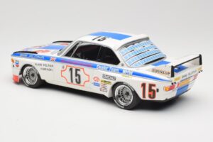 BMW 3.0 CSL E9 #15 BMW Alpina J. Peltier / H. Menzel 24 Hours of Spa 1973 Minichamps 1:18 155732695 Metall - pilt 5/6