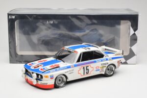 BMW 3.0 CSL E9 #15 BMW Alpina J. Peltier / H. Menzel 24 Hours of Spa 1973 Minichamps 1:18 155732695 Metall - pilt 6/6