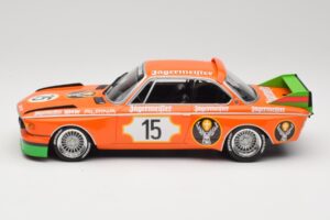 BMW 3.0 CSL E9 #15 Jägermeister Racing N. Lauda / G. Joisten 6 Hours Nurburgring 1973 Minichamps 1:18 155732615 Metall - pilt 3/6