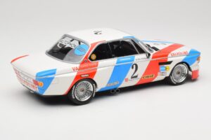 BMW 3.0 CSL E9 #2 Luigi Racing A. de Fierlant / P. Xhenceval Winners 24 Hours of Spa 1975 Minichamps 1:18 155752602 Metall - pilt 2/6