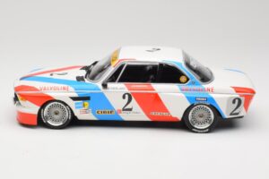 BMW 3.0 CSL E9 #2 Luigi Racing A. de Fierlant / P. Xhenceval Winners 24 Hours of Spa 1975 Minichamps 1:18 155752602 Metall - pilt 3/6