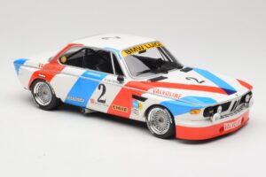 BMW 3.0 CSL E9 #2 Luigi Racing A. de Fierlant / P. Xhenceval Winners 24 Hours of Spa 1975 Minichamps 1:18 155752602 Metall - pilt 4/6