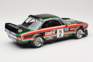 BMW 3.0 CSL E9 #2 Luigi Racing J-M. de Wael / A. de Fierlant Winners GP Nurburgring 1976 Minichamps 1:18 155762502 Metall - pilt 2/6