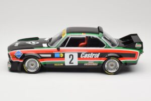BMW 3.0 CSL E9 #2 Luigi Racing J-M. de Wael / A. de Fierlant Winners GP Nurburgring 1976 Minichamps 1:18 155762502 Metall - pilt 3/6