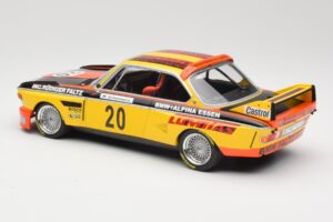 BMW 3.0 CSL E9 #20 BMW Faltz Alpina W. Werner / H. Schommers Norisring Trophy 1974 Minichamps 1:18 155742620 Metall - pilt 5/6