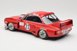 BMW 3.0 CSL E9 #23 Faltz Alpina A. de Fierlant / H. Grohs Zandvoort Trophy 1975 Minichamps 1:18 155752623 Metall - pilt 5/6