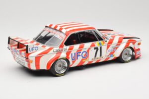 BMW 3.0 CSL E9 #71 Luigi Racing P. Xhenceval / J. Dieudonné 24 Hours of Le Mans 1977 Minichamps 1:18 155772571 Metall - pilt 2/6