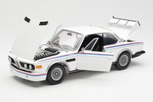 BMW 3.0 CSL E9 Spoilerkomplektiga Valge Minichamps 1:18 180029021 Metall - pilt 2/8
