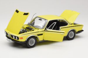BMW 3.0 CSL E9 Kollane Minichamps 1:18 80430137980 Metall - pilt 2/8