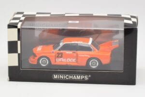 BMW 320i Group 5 #23 E. Cheever / G. Villeneuve 6 Hours of Mosport Class Winners 1977 Damaged Spoiler Minichamps 1:43 4007723 - pilt 5/5