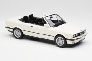 BMW 325i E30 Kabriolett Alpine Valge Norev 1:18 183213 Metall - pilt 4/6