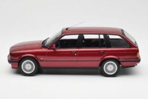 BMW 325i E30 Touring Punane Metallic Norev 1:18 183218 Metall - pilt 3/6