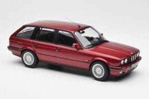BMW 325i E30 Touring Punane Metallic Norev 1:18 183218 Metall - pilt 4/6