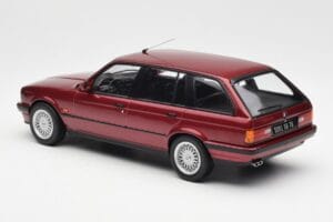 BMW 325i E30 Touring Punane Metallic Norev 1:18 183218 Metall - pilt 5/6