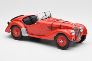 BMW 328 Punane Minichamps 1:18 155025031 Metall - pilt 4/6