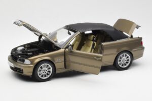 BMW 328Ci E46 Kabriolett Individual Messing Metallik Piiratud Tiraaž Kyosho 1:18 80430395004 Metall - pilt 2/8