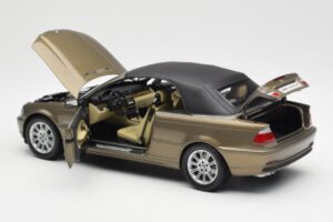 BMW 328Ci E46 Kabriolett Individual Messing Metallik Piiratud Tiraaž Kyosho 1:18 80430395004 Metall - pilt 5/8