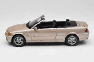 BMW 328i E46 Kabriolett Sand Beige Metallic Kyosho 1:18 80430009756 Metall - pilt 5/9