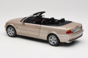 BMW 328i E46 Kabriolett Sand Beige Metallic Kyosho 1:18 80430009756 Metall - pilt 8/9