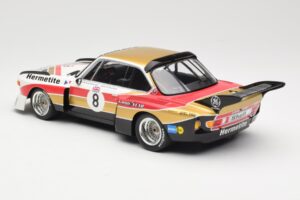 BMW 3.5 CSL E9 Hermetite #8 J. Fitzpatrick / T. Walkinshaw 1000 km Nurburgring 1976 Minichamps 1:18 155762608 Metall - pilt 5/6