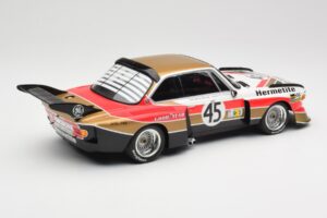 BMW 3.5 CSL E9 #45 Hermetite T. Walkinshaw / J. Fitzpatrick 24 Hours of Le Mans 1976 Minichamps 1:18 155762645 Metall - pilt 2/6