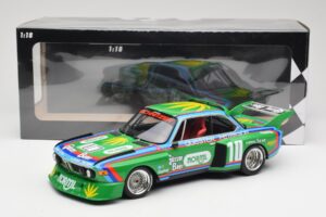 BMW 3.5 CSL E9 Schnitzer #10 D. Quester / R. Peterson 6 Hours Watkins Glen 1976 Minichamps 1:18 155762610 Metall - pilt 6/6