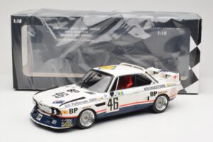 BMW 3.5 CSL E9 #46 Team Brock P. Brock / F. Muir / J. Aubriet 24 Hours of Le Mans 1976 Minichamps 1:18 153762646 Metall - pilt 6/6