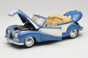 BMW 502 Kabriolett Sinine Tchibo 1:18 45396 Metall - pilt 2/8