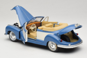 BMW 502 Kabriolett Sinine Tchibo 1:18 45396 Metall - pilt 5/8