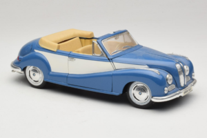 BMW 502 Kabriolett Sinine Tchibo 1:18 45396 Metall - pilt 6/8