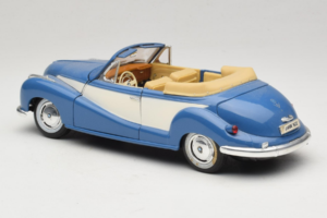 BMW 502 Kabriolett Sinine Tchibo 1:18 45396 Metall - pilt 7/8