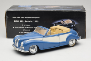 BMW 502 Kabriolett Sinine Tchibo 1:18 45396 Metall - pilt 8/8