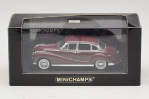 BMW 502 V8 Tumepunane Minichamps 1:43 430022402 Metall - pilt 4/4