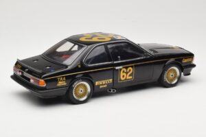 BMW 635 CSi E24 #62 J. Richards JPS Team BMW ATCC Winner 1985 AUTOart 1:18 88548 Metall - pilt 3/8