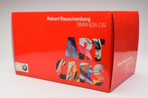 BMW 635 CSi E24 Art Car Robert Rauschenberg AUTOart 1:18 80430150924 Metall - pilt 7/8
