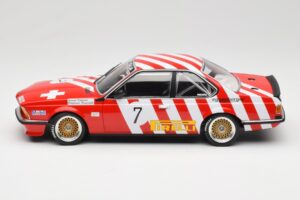 BMW 635 CSi E24 #7 BMW Italia G. Brancatelli / H. Kelleners Brno Grand Prix 1984 Minichamps 1:18 155842507 Metall - pilt 3/6