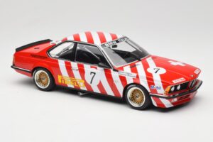 BMW 635 CSi E24 #7 BMW Italia G. Brancatelli / H. Kelleners Brno Grand Prix 1984 Minichamps 1:18 155842507 Metall - pilt 4/6