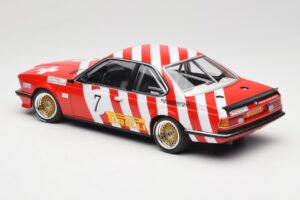 BMW 635 CSi E24 #7 BMW Italia G. Brancatelli / H. Kelleners Brno Grand Prix 1984 Minichamps 1:18 155842507 Metall - pilt 5/6