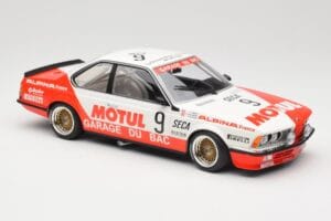 BMW 635 CSi E24 #9 Hollinger / P. Giroix Garage du Bac 24 Hours of Spa 1984 Minichamps 1:18 155842509 Metall - pilt 4/6