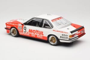 BMW 635 CSi E24 #9 Hollinger / P. Giroix Garage du Bac 24 Hours of Spa 1984 Minichamps 1:18 155842509 Metall - pilt 5/6