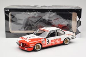 BMW 635 CSi E24 #9 Hollinger / P. Giroix Garage du Bac 24 Hours of Spa 1984 Minichamps 1:18 155842509 Metall - pilt 6/6
