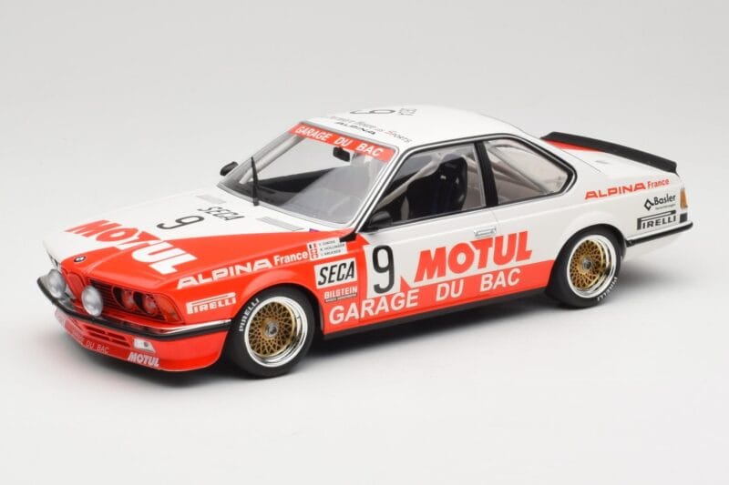 BMW 635 CSi E24 #9 Hollinger / P. Giroix Garage du Bac 24 Hours of Spa 1984 Minichamps 1:18 155842509 Metall