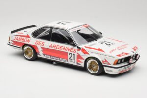 BMW 635CSi E24 Team Brun Motorsport #21 H. Grohs / T. Boutsen Spa 24 Hours 1985 Minichamps 1:18 155852521 Metall - pilt 4/6