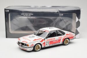 BMW 635CSi E24 Team Brun Motorsport #21 H. Grohs / T. Boutsen Spa 24 Hours 1985 Minichamps 1:18 155852521 Metall - pilt 6/6