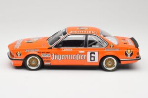 BMW 635CSi E24 Jagermeister #6 H. Stuck Bergischer Lowe Zolder DPM 1984 Minichamps 1:18 155842506 Metall - pilt 3/6