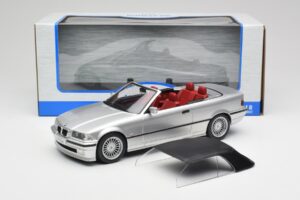 BMW Alpina B3 E36 3.2 Kabriolett Arctic Silver MCG 1:18 MCG18322 Metall - pilt 8/8