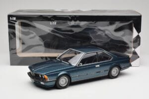 BMW 635 CSi E24 Petrol Blue Metallic Minichamps 1:18 155028108 Metall - pilt 6/6