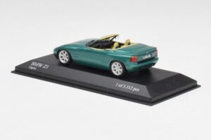 BMW Z1 E30 Briti Võidusõidu Roheline Minichamps 1:43 400020100 Metall - pilt 3/4