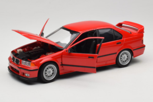 BMW 318is E36 Hellrot UT Models 1:18 180024302-R1 Metall - pilt 2/8